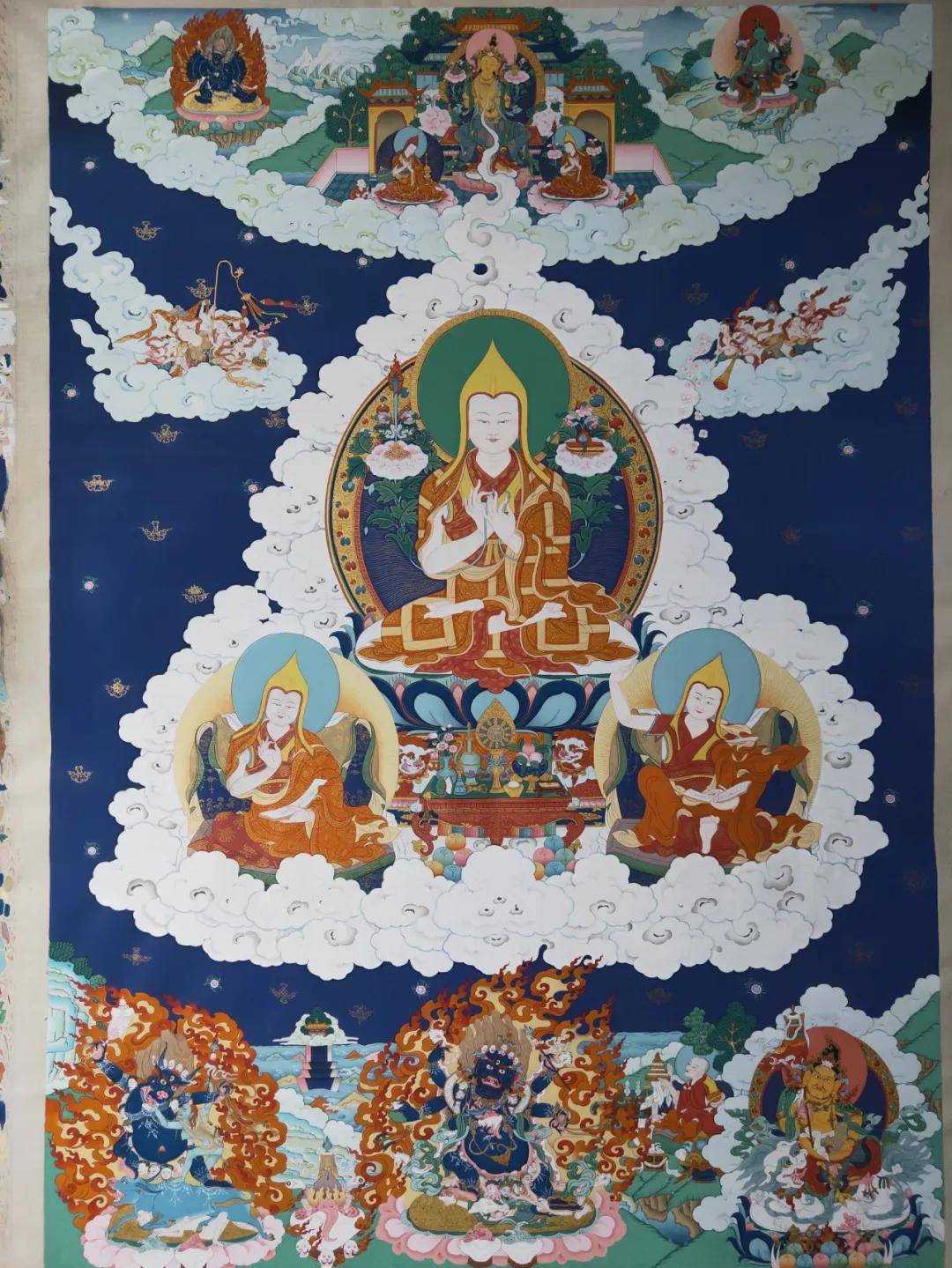 国家级非遗大师 【达泽多吉】讲解西藏唐卡五大画派