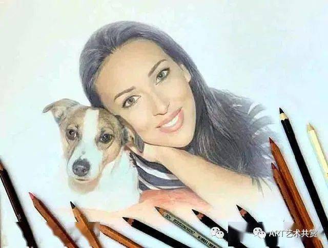 俄罗斯美女艺术家——宛如高清照片般的铅笔画