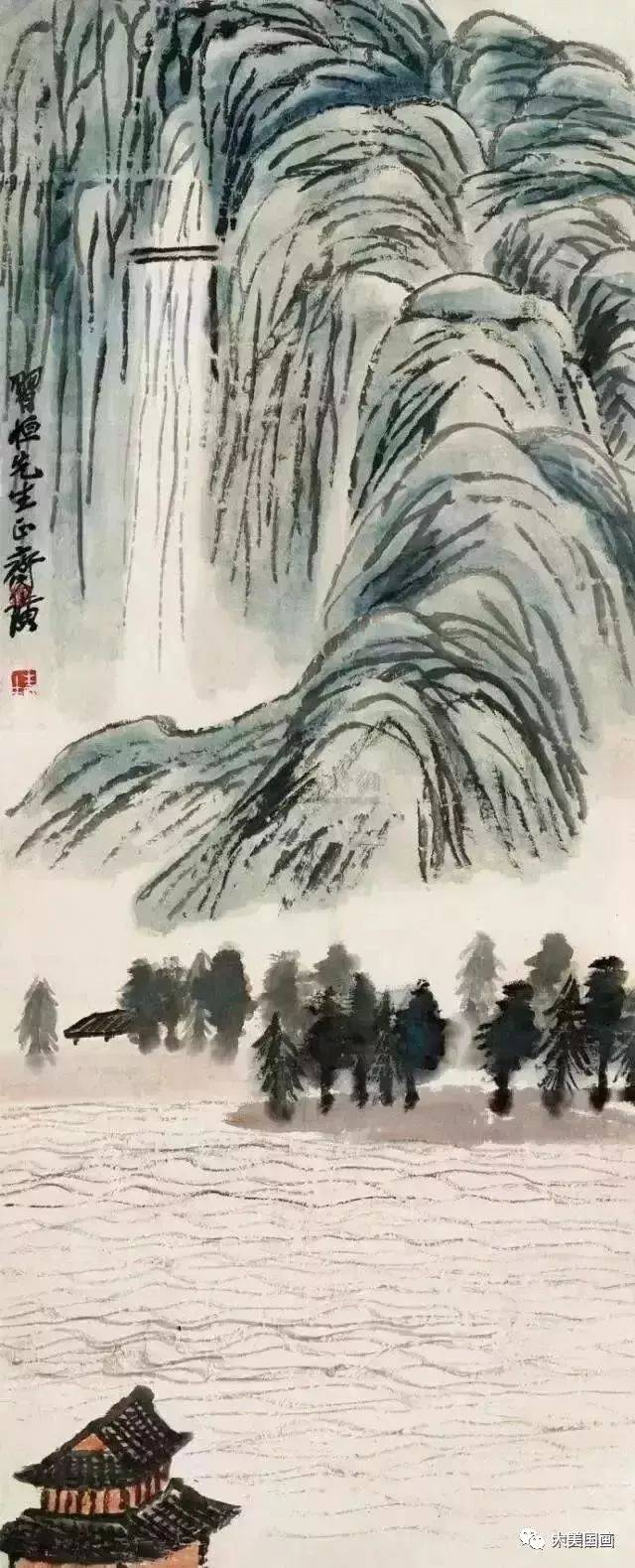 齐白石最具诗情画意山水画50幅!