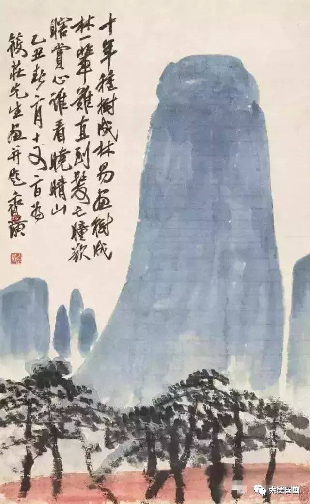 齐白石最具诗情画意山水画50幅!