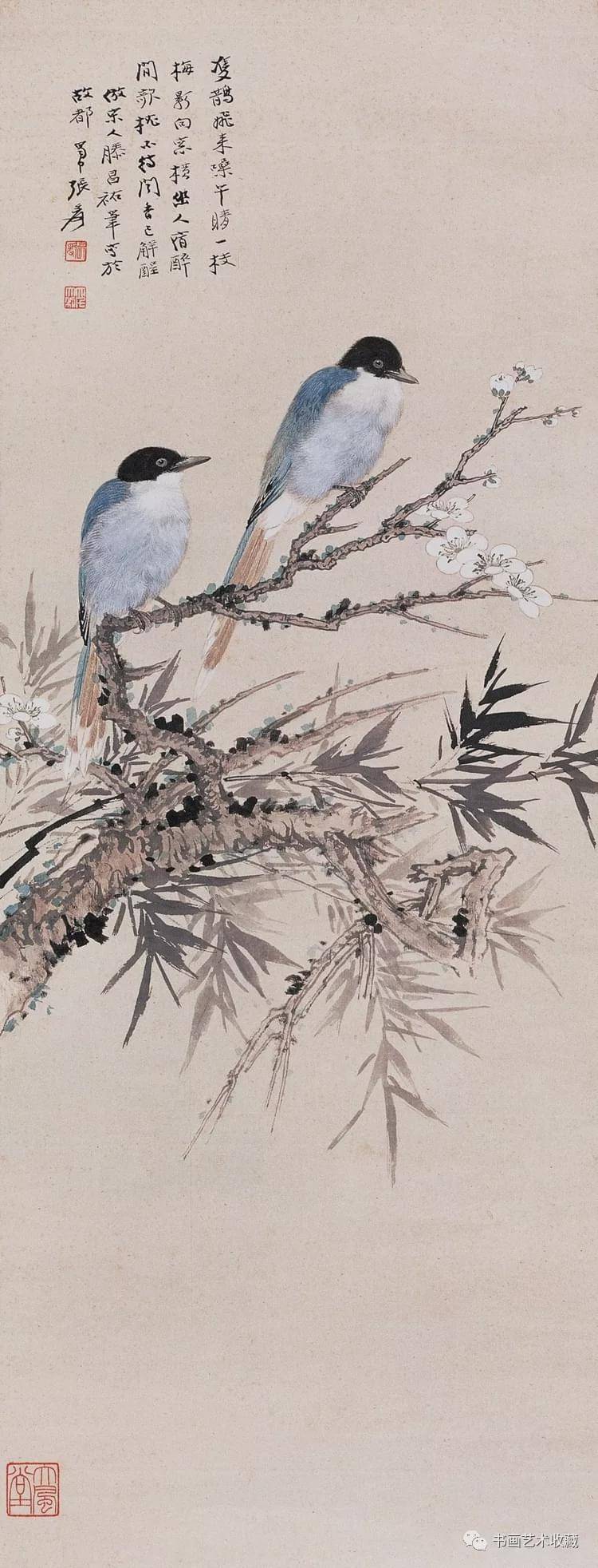 国画欣赏:张大千 花鸟作品选