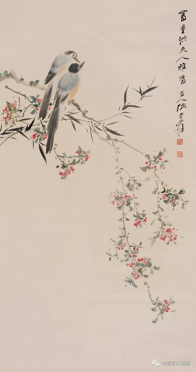 国画欣赏:张大千 花鸟作品选