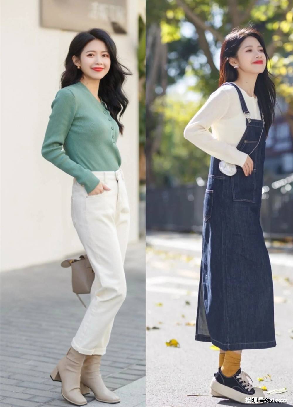 【时尚】【转】入秋之后,火了一种“氧气感”穿搭:清新减龄又养眼,真的好美