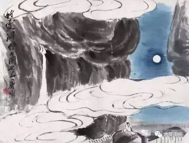 齐白石最具诗情画意山水画50幅!