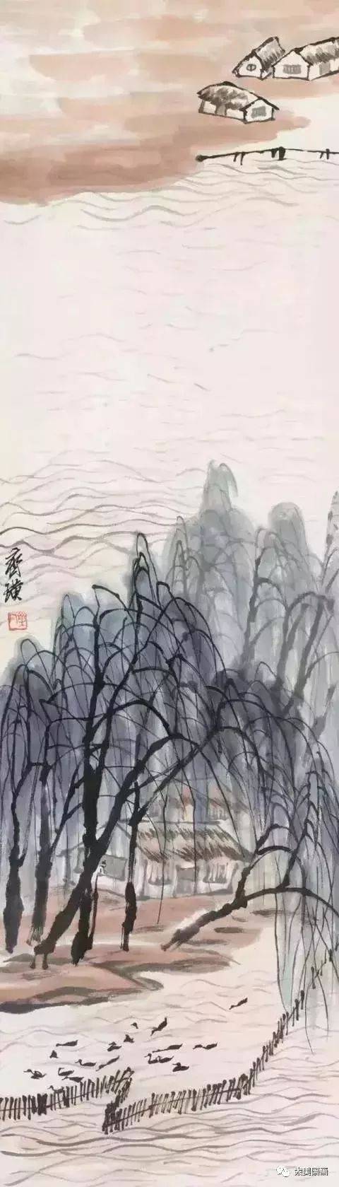 齐白石最具诗情画意山水画50幅!