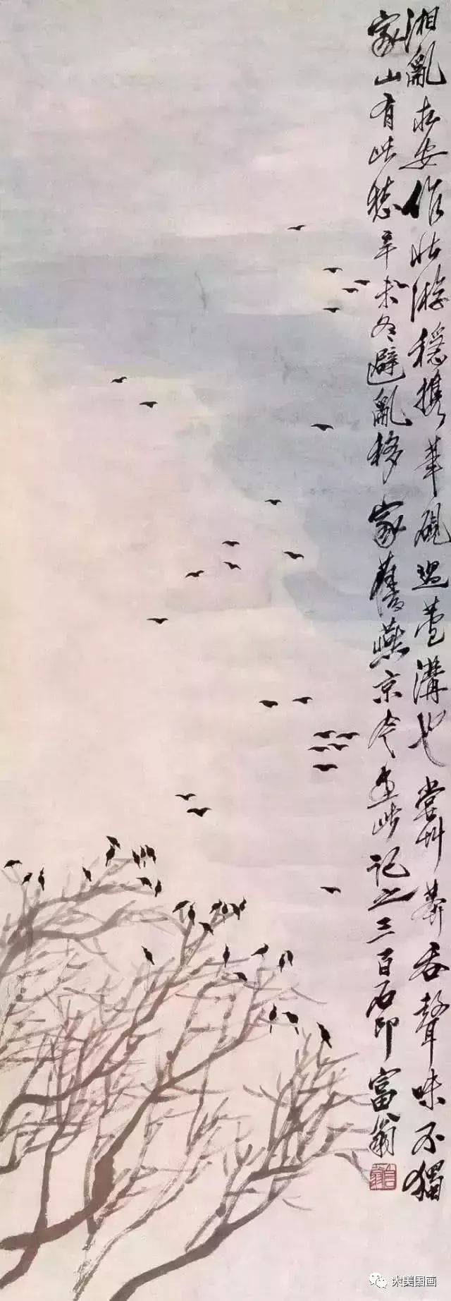 齐白石最具诗情画意山水画50幅!