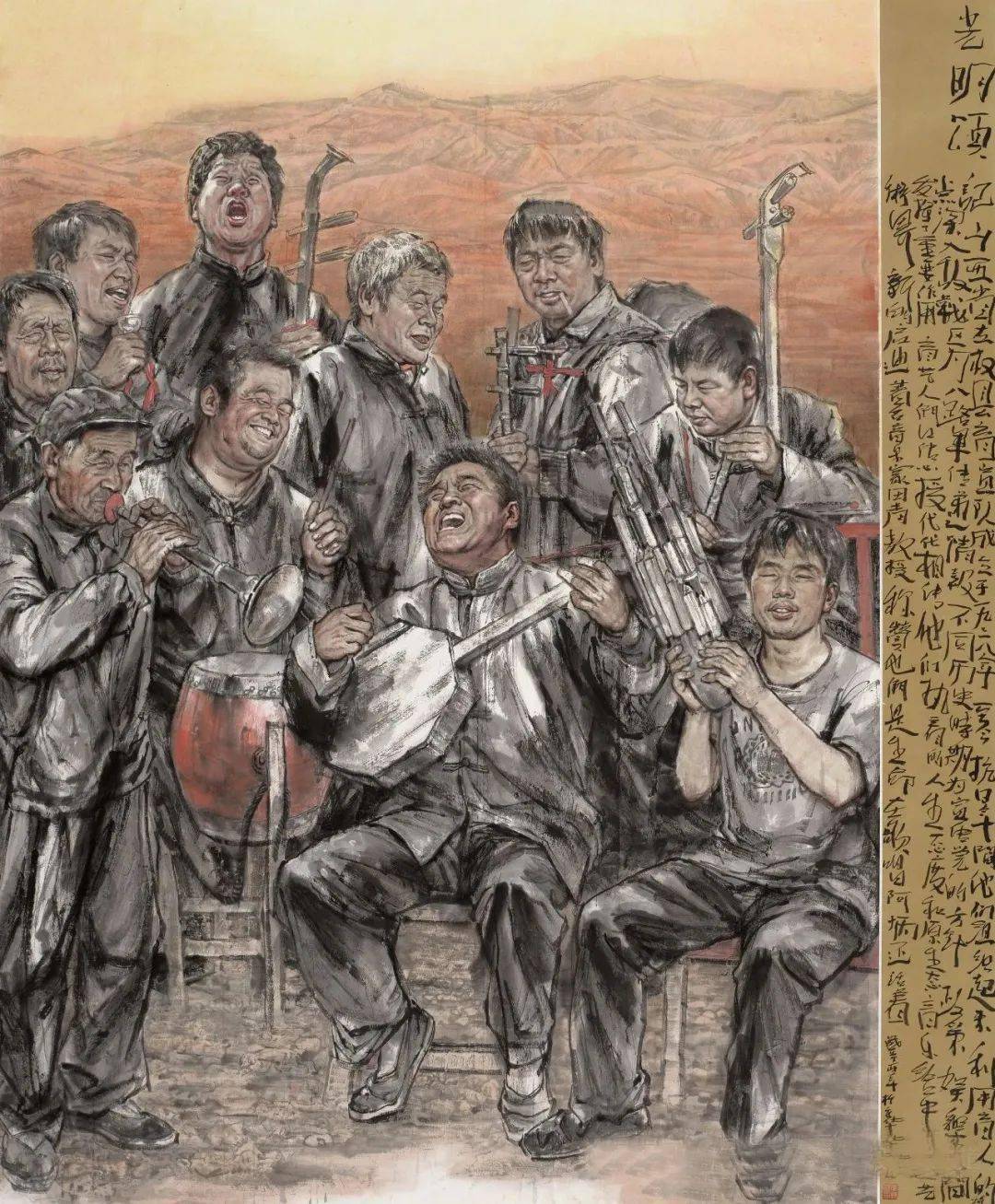 【名家风采】 执着水墨 一路高歌 ——人物画家李铁林印象