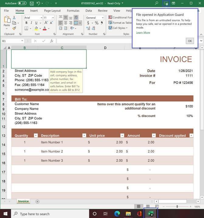 微软宣布应用守护功能现已可用于 Office:可在沙盒中编辑不受信任的文档