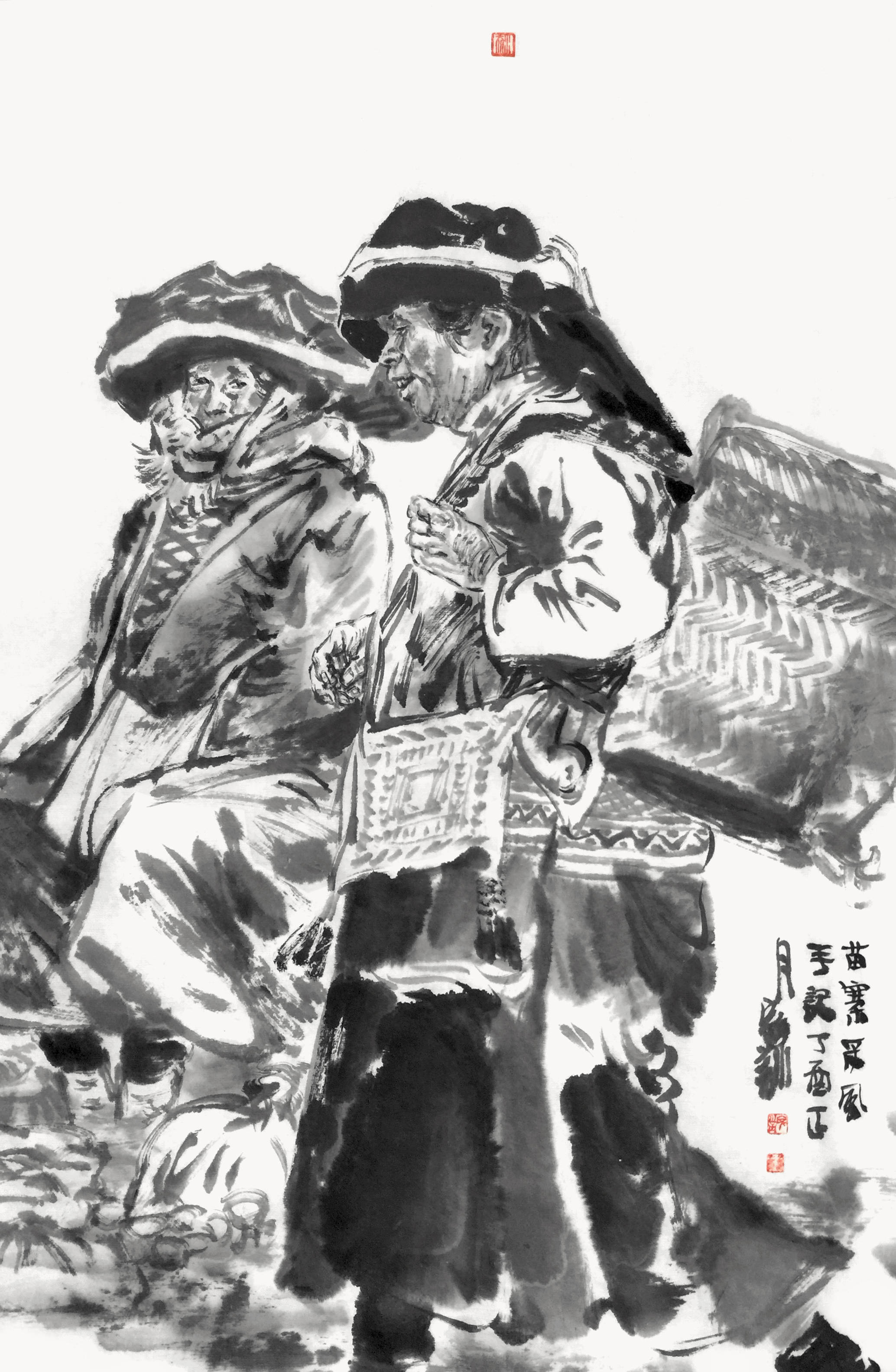 自知不自足 他一直在绘画的路上探索前行,不忘初心