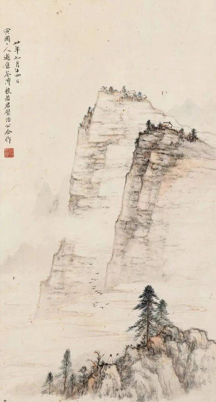 秀美国画山水,自成一格,气势万千
