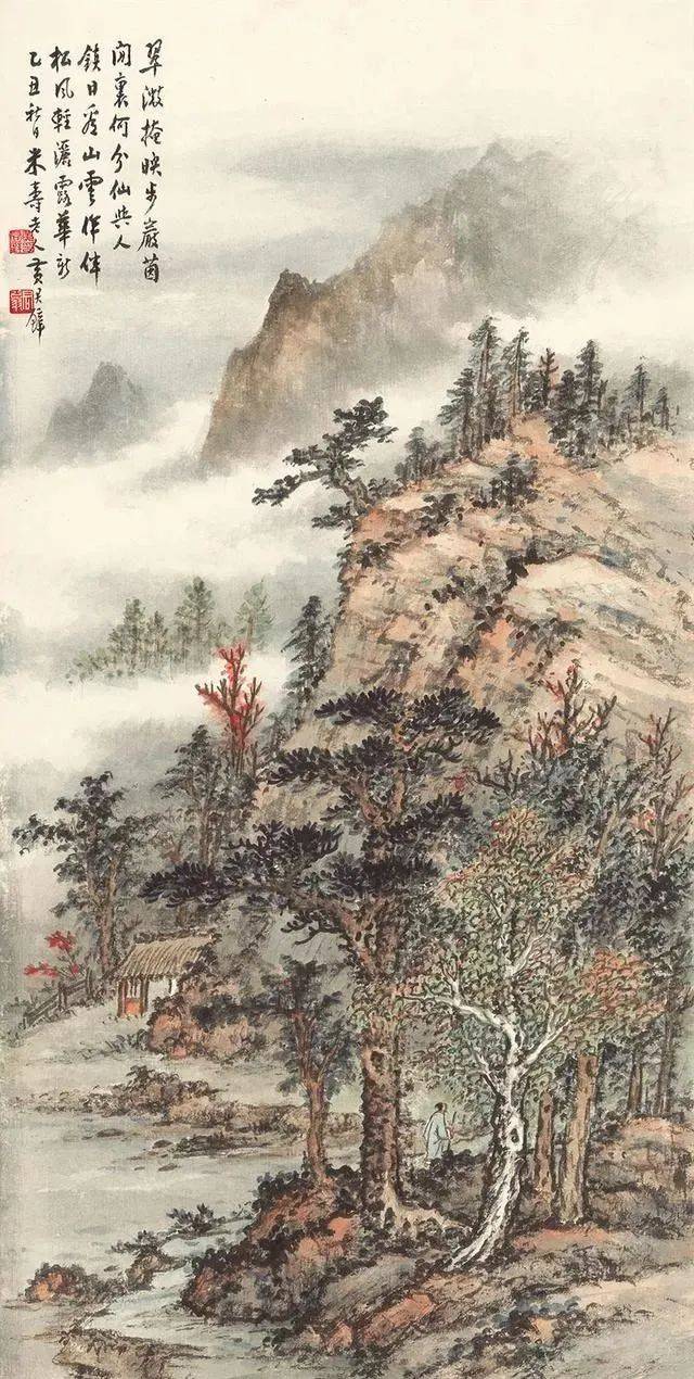 秀美国画山水,自成一格,气势万千