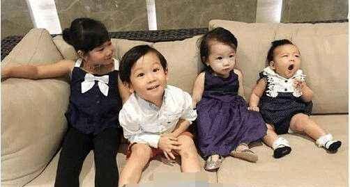 陈浩民基因太强大,老婆五年剖四次!四个娃简直是翻版陈浩民!